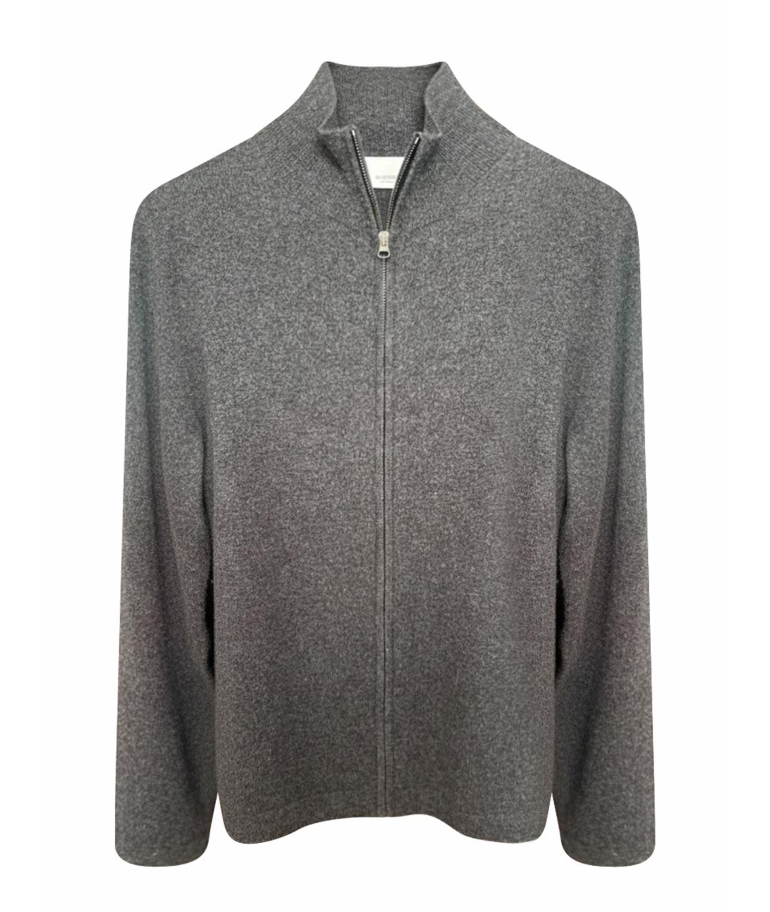 BURBERRY Антрацитовый кашемировый кардиган, фото 1