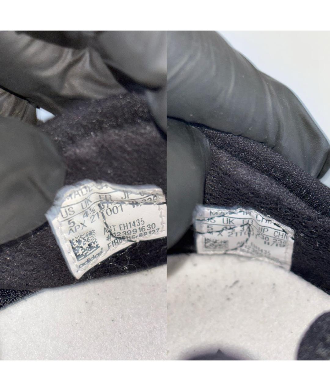 Y-3 Черные текстильные кроссовки, фото 5