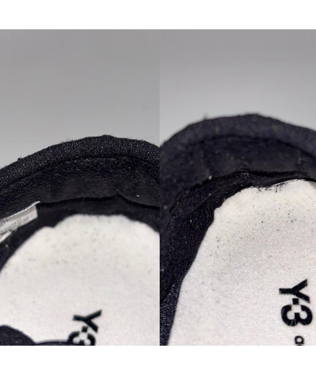Y-3 Черные текстильные кроссовки, фото 6
