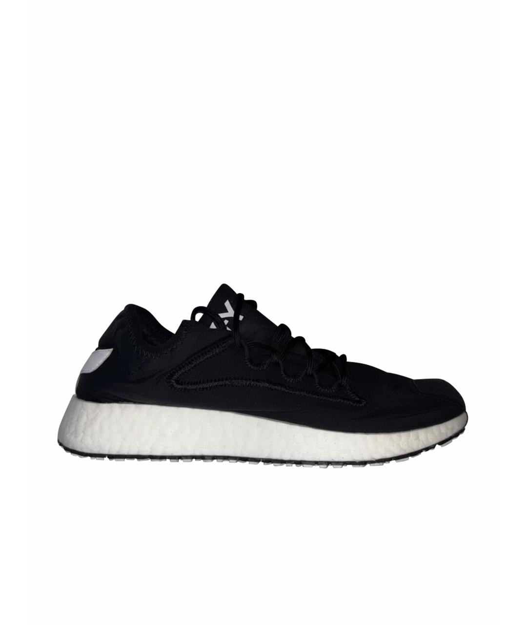 Y-3 Черные текстильные кроссовки, фото 1