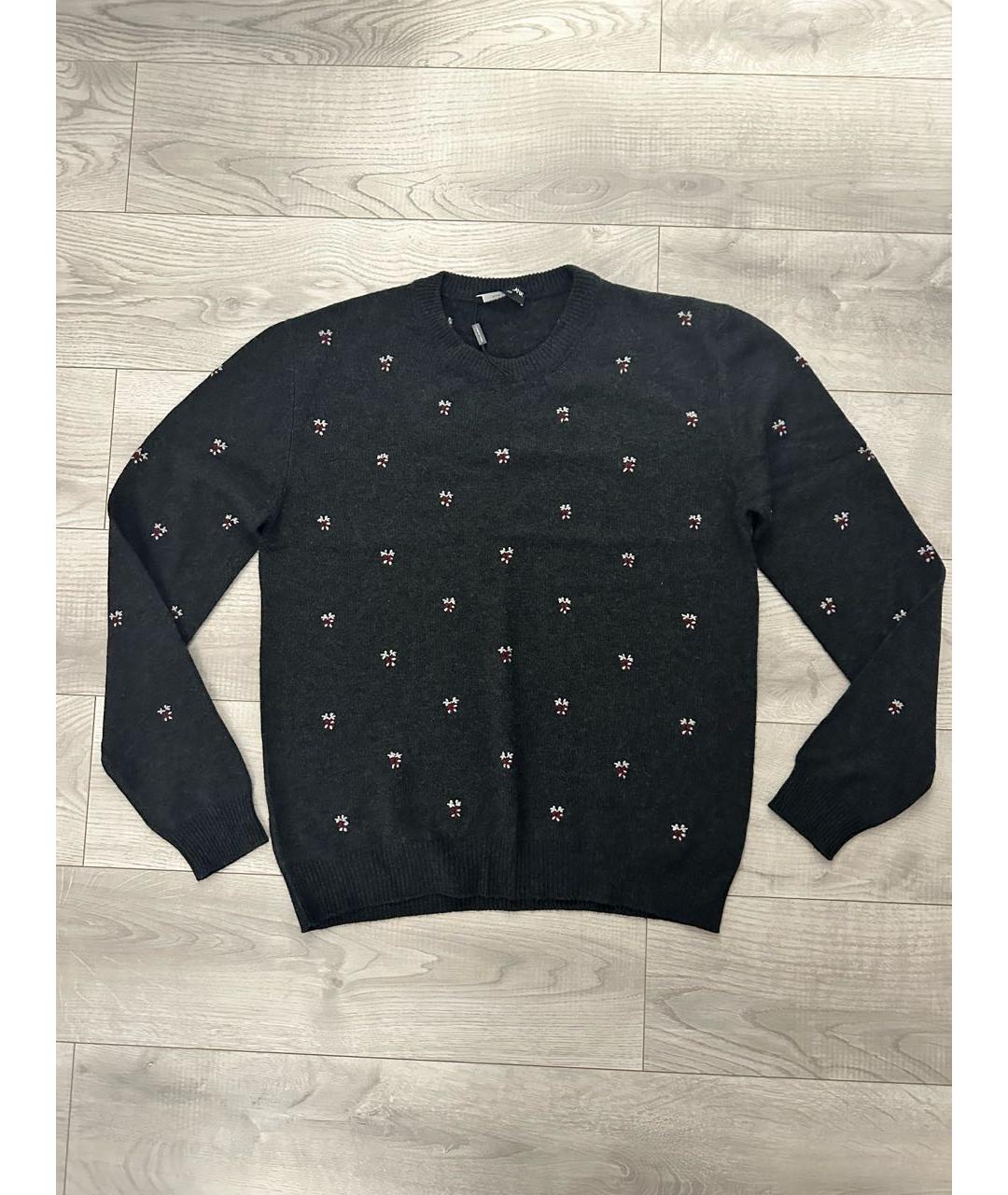 DOLCE&GABBANA Антрацитовый кашемировый джемпер / свитер, фото 5