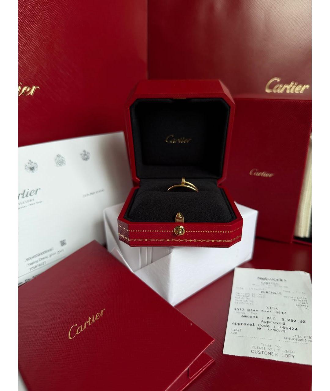 CARTIER Золотое кольцо из желтого золота, фото 2