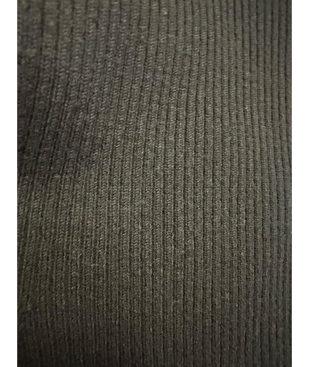 DOLCE&GABBANA Зеленый шерстяной джемпер / свитер, фото 4