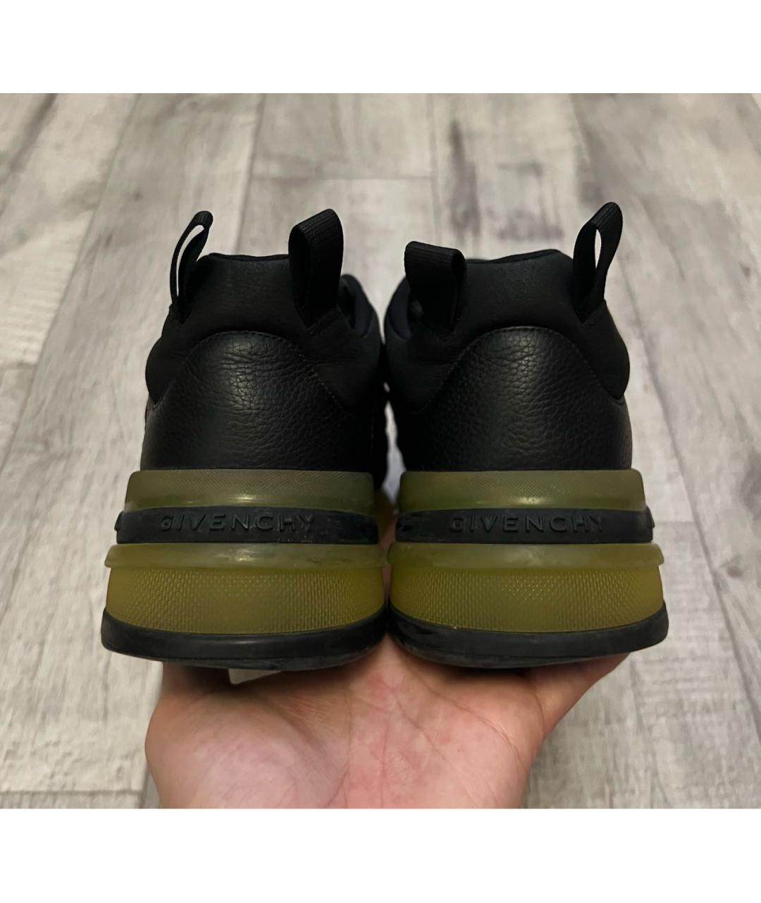 GIVENCHY Черные текстильные низкие кроссовки / кеды, фото 7