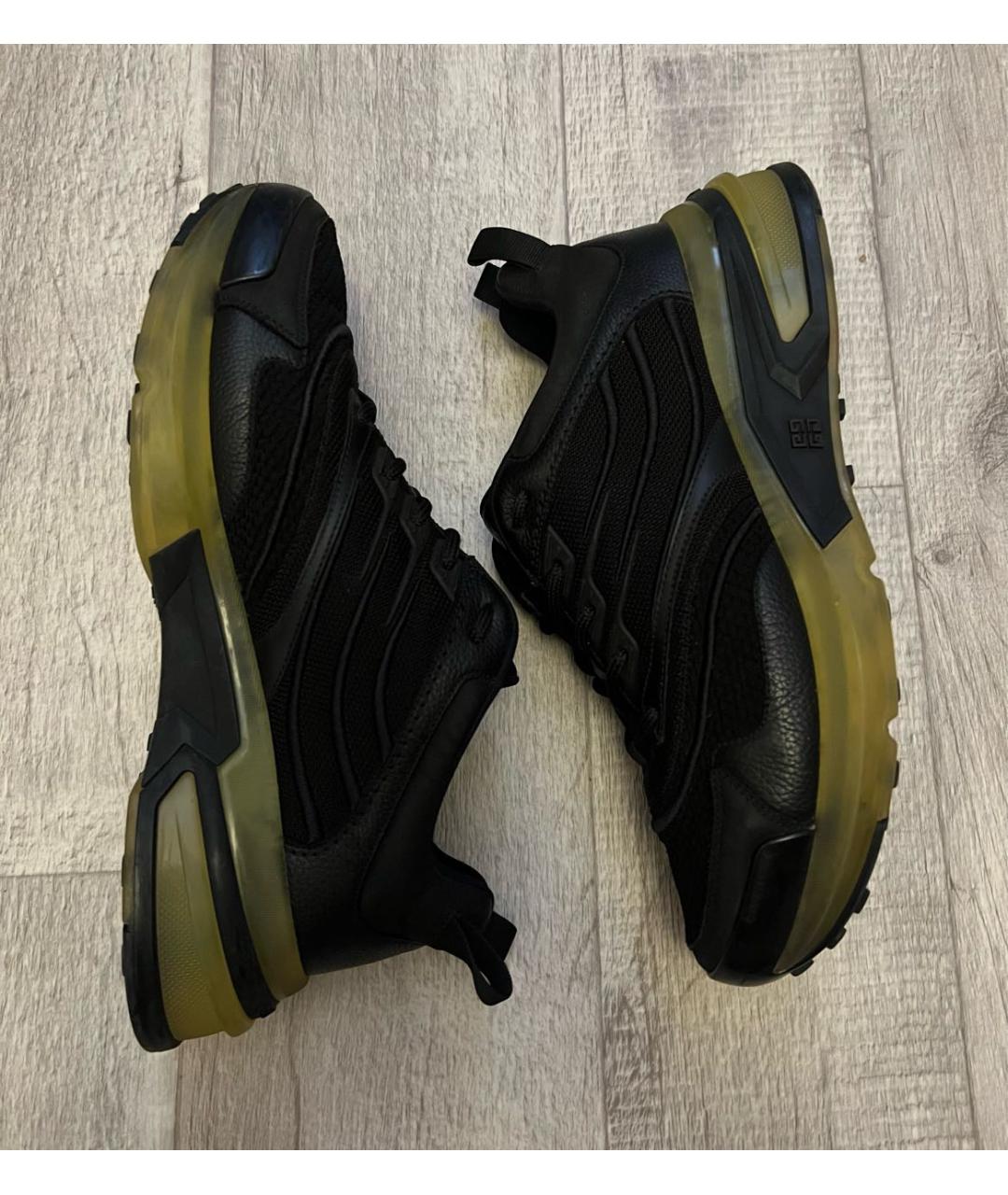 GIVENCHY Черные текстильные низкие кроссовки / кеды, фото 6