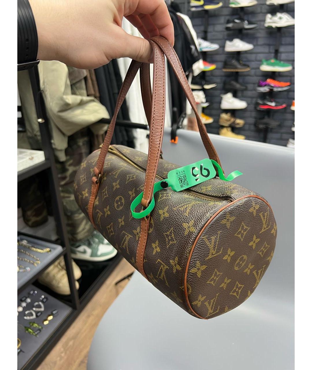 LOUIS VUITTON Коричневая сумка через плечо, фото 2