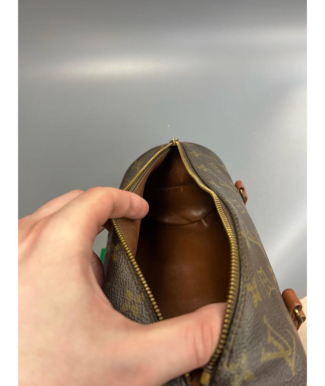 LOUIS VUITTON Коричневая сумка через плечо, фото 6