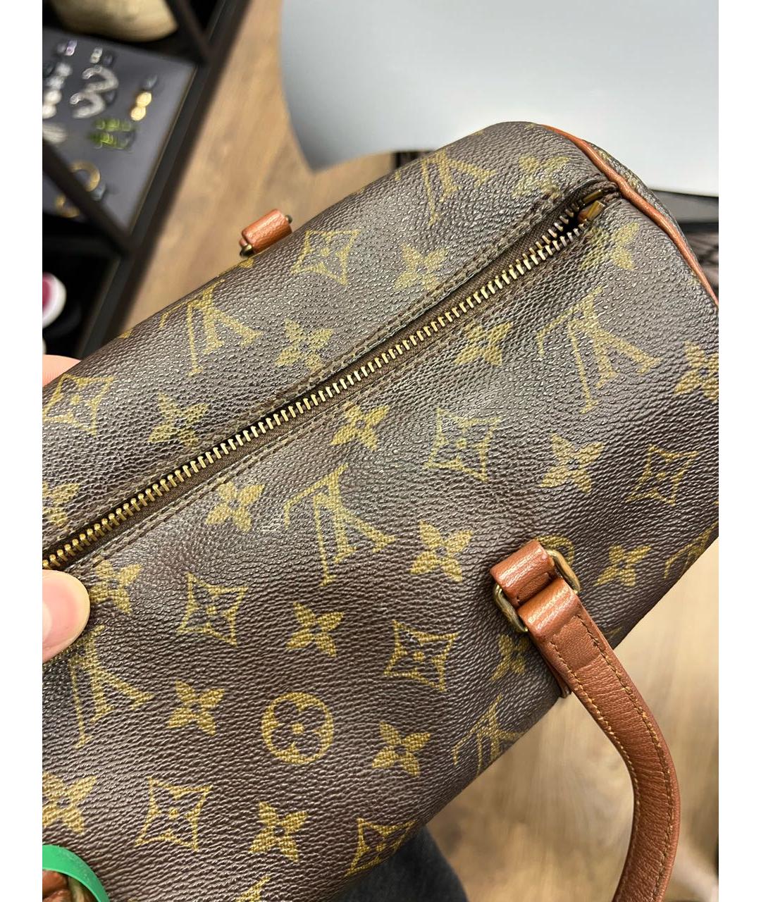 LOUIS VUITTON Коричневая сумка через плечо, фото 3