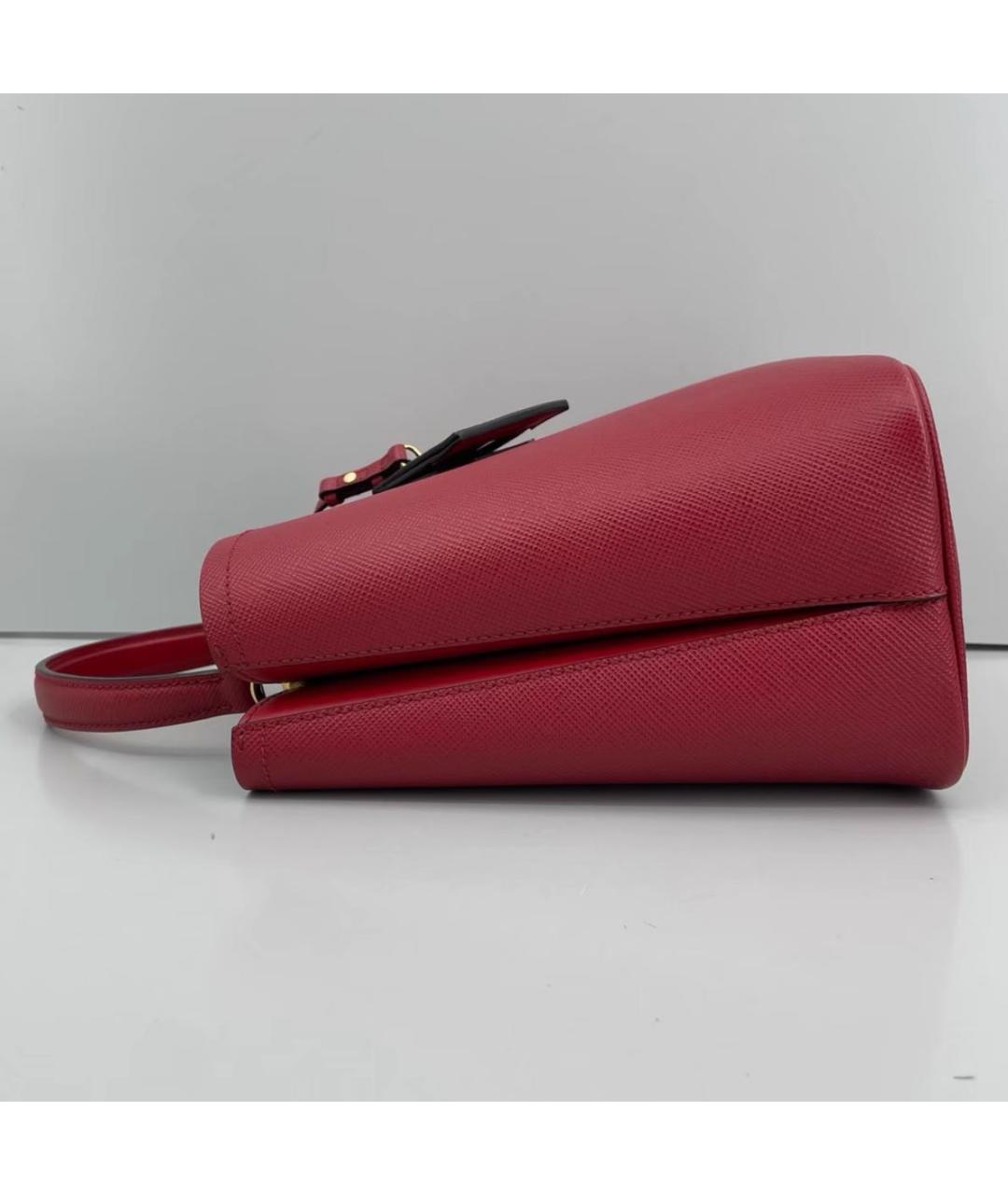 PRADA Красная кожаная сумка через плечо, фото 5