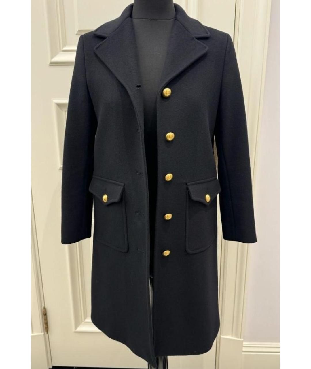 GUCCI Черное шерстяное пальто, фото 4