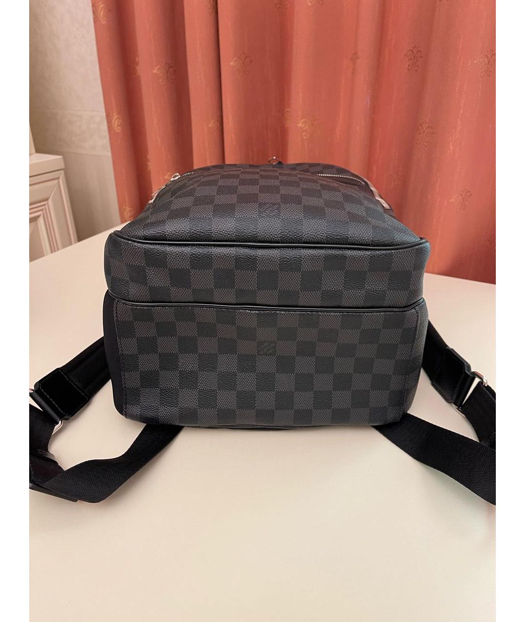 LOUIS VUITTON Антрацитовый рюкзак, фото 5