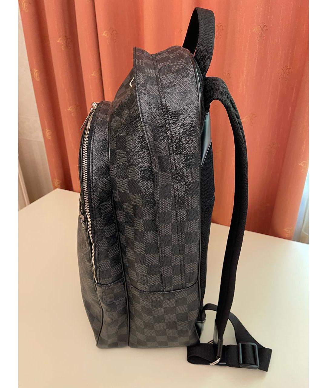 LOUIS VUITTON Антрацитовый рюкзак, фото 4