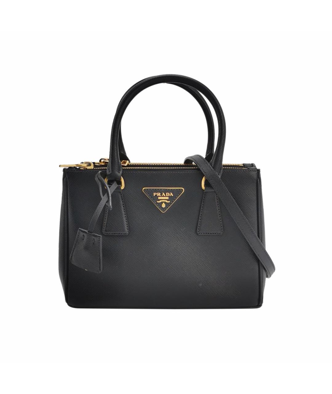 PRADA Черная кожаная сумка через плечо, фото 8