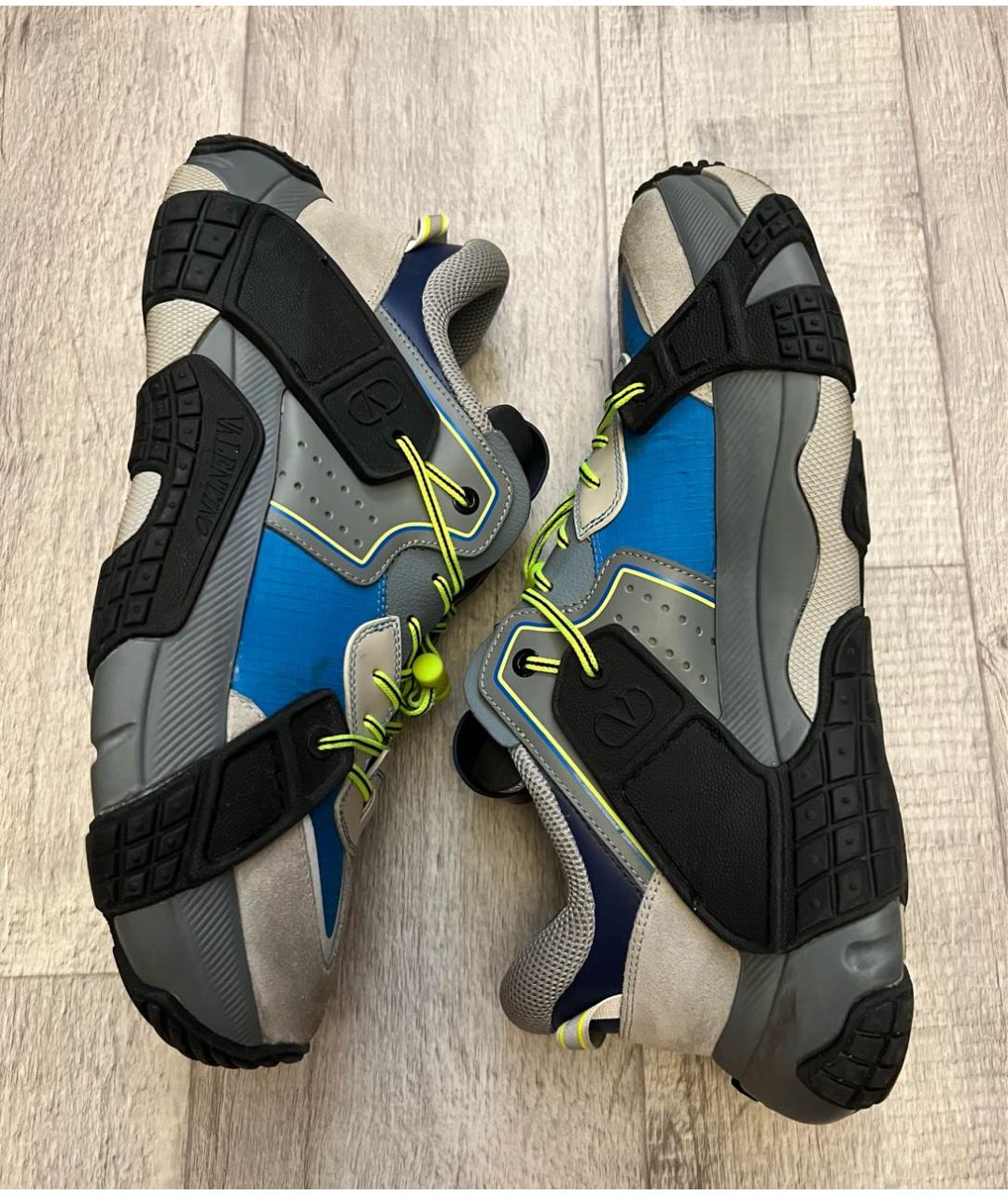 VALENTINO Мульти текстильные низкие кроссовки / кеды, фото 4