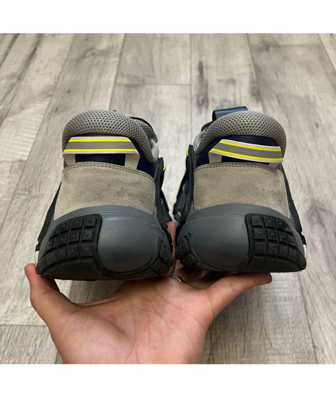 VALENTINO Мульти текстильные низкие кроссовки / кеды, фото 6