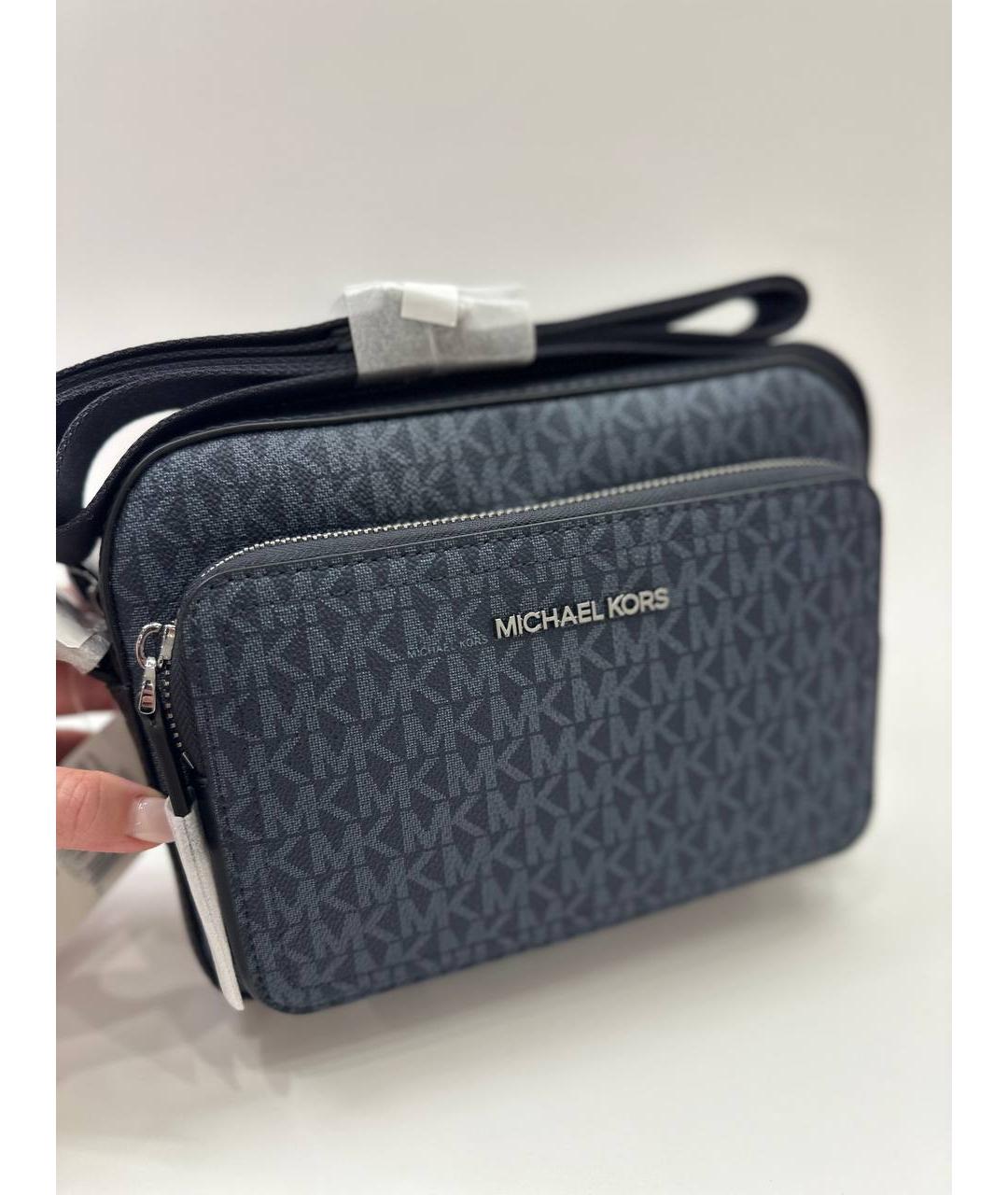 MICHAEL KORS Темно-синяя сумка на плечо, фото 4