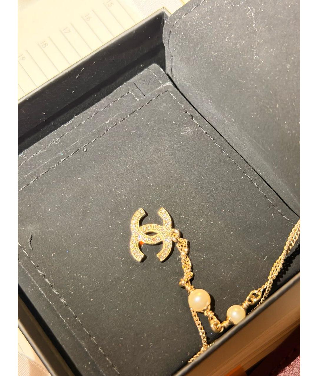 CHANEL Золотая латунная подвеска, фото 5