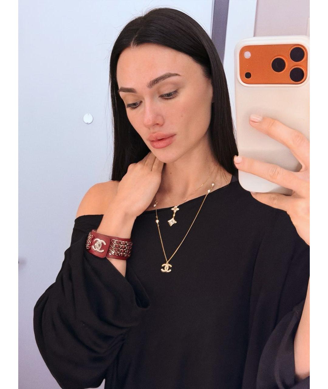 CHANEL Золотая латунная подвеска, фото 4