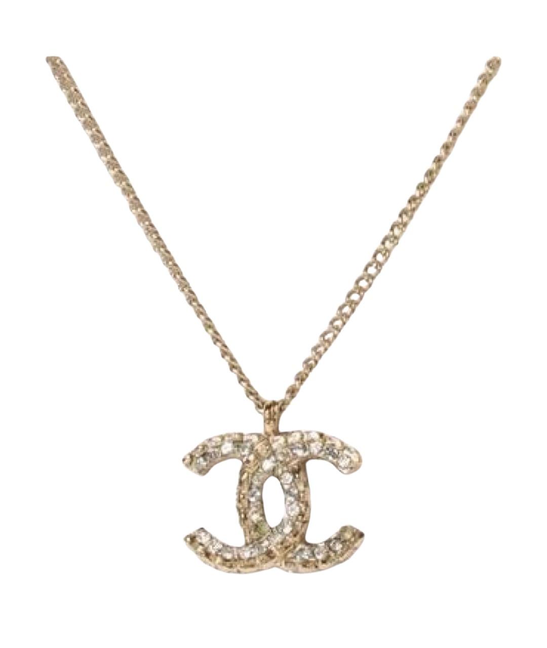 CHANEL Золотая латунная подвеска, фото 1