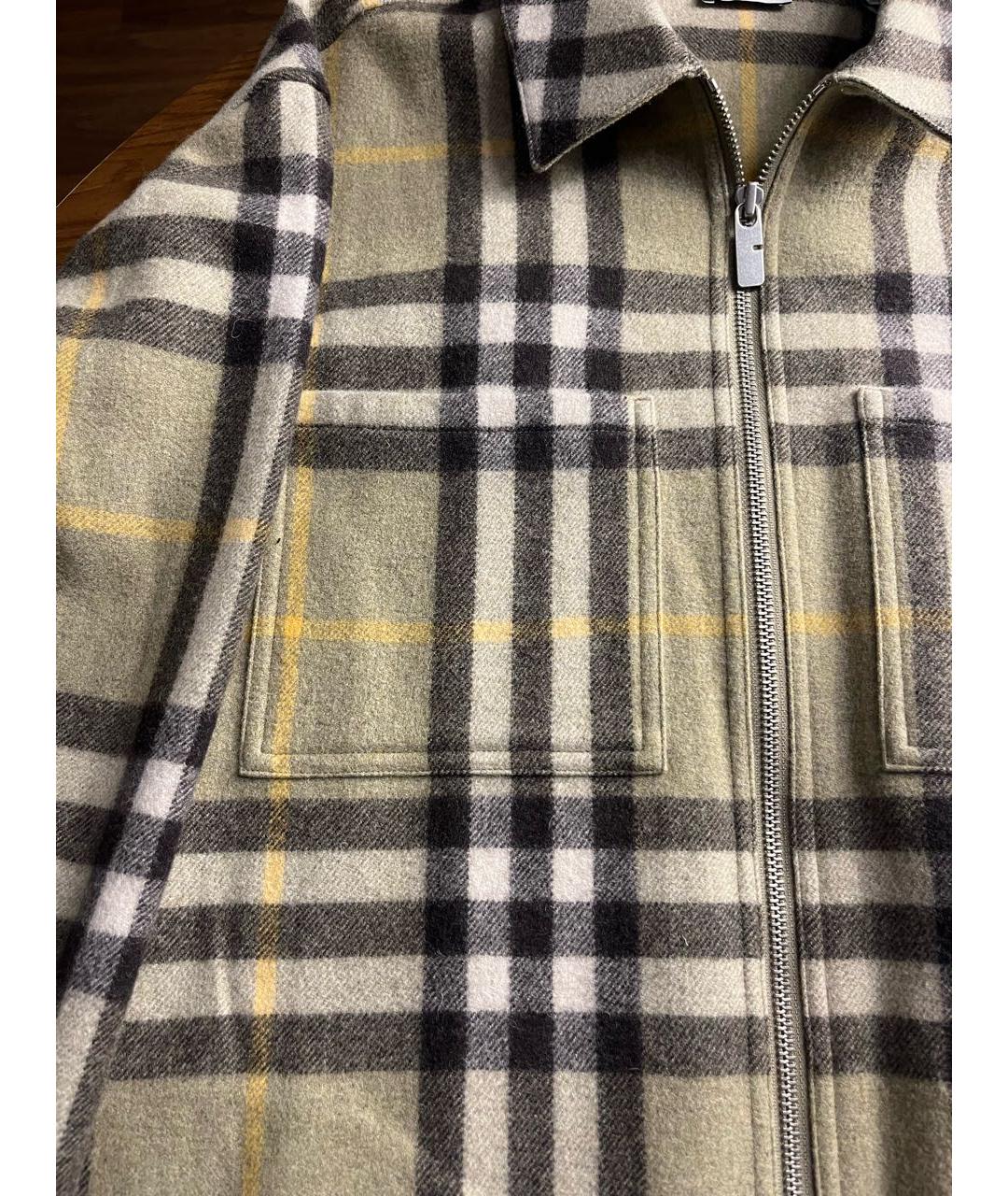 BURBERRY Бежевое шерстяное пальто, фото 3