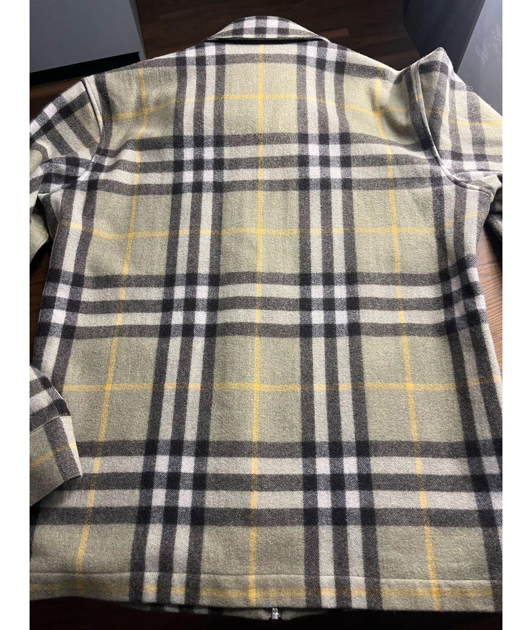 BURBERRY Бежевое шерстяное пальто, фото 2