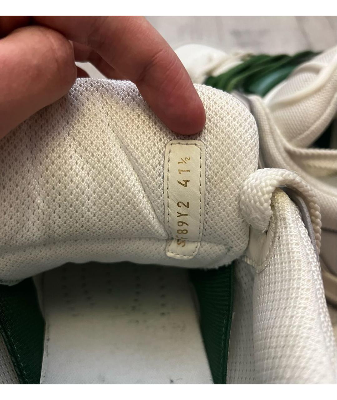 VALENTINO Белые кожаные низкие кроссовки / кеды, фото 8