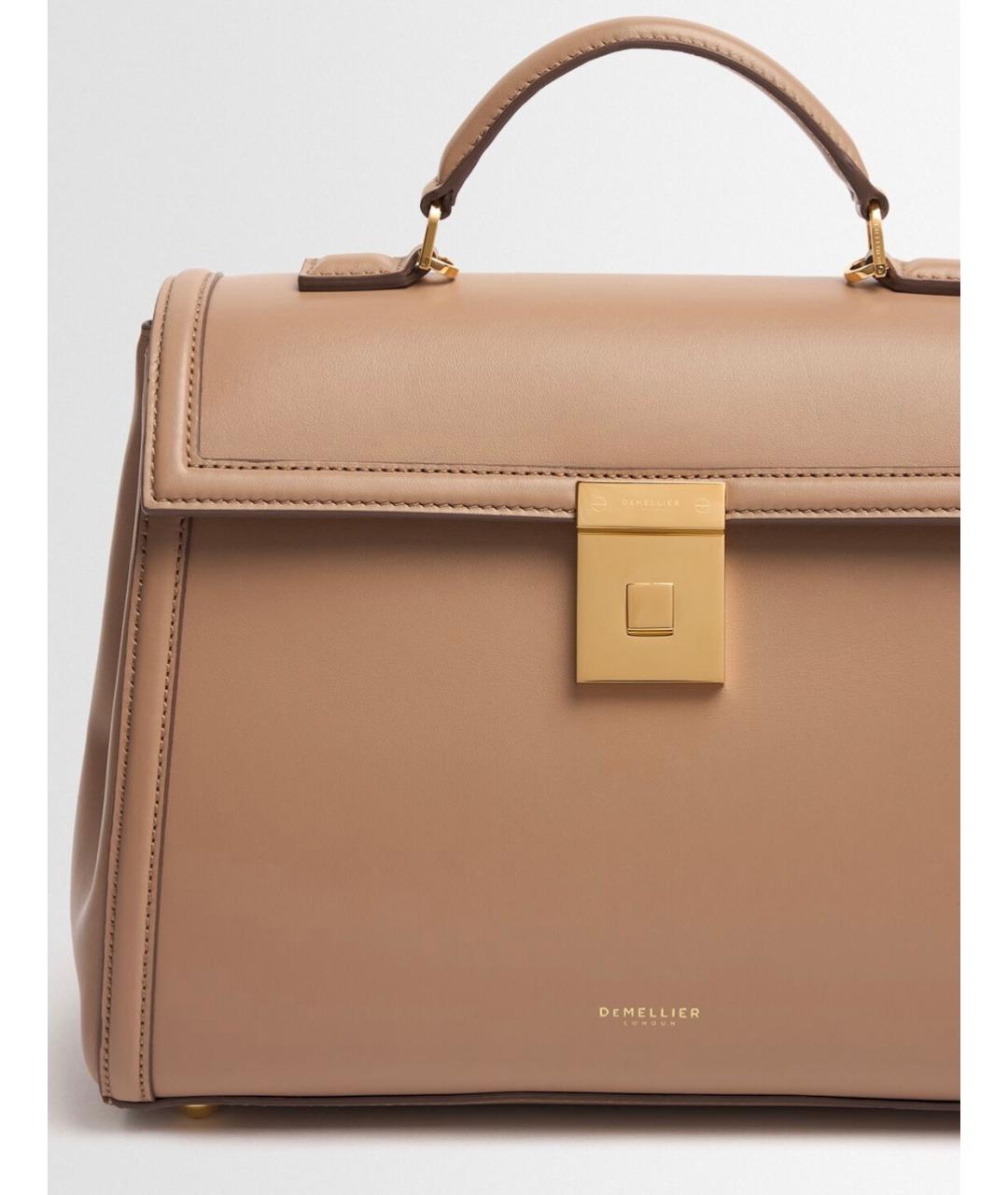 DEMELLIER Бежевая кожаная сумка через плечо, фото 5