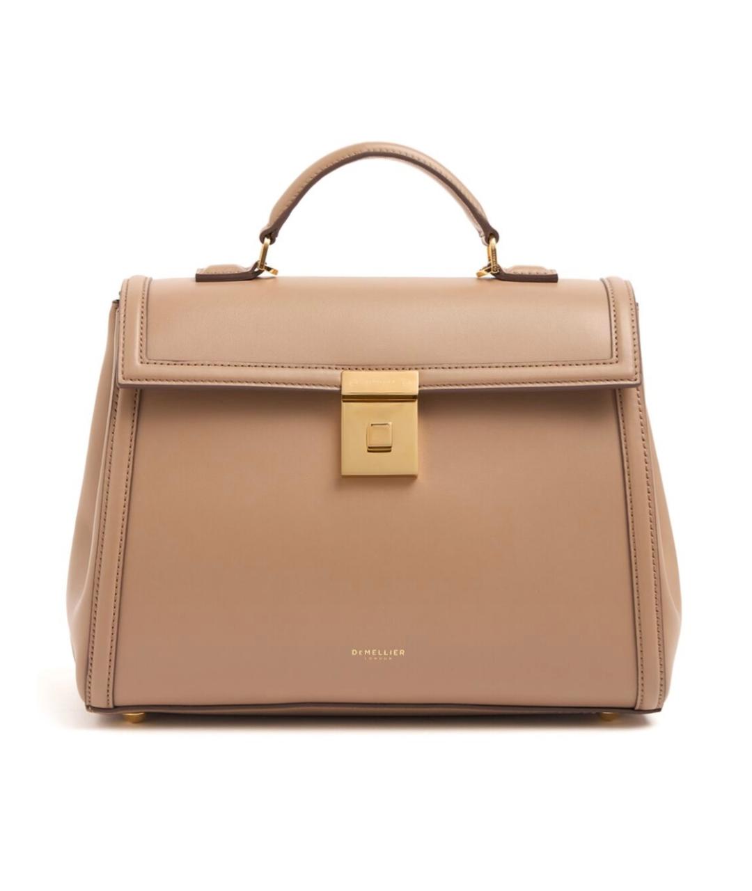 DEMELLIER Бежевая кожаная сумка через плечо, фото 1