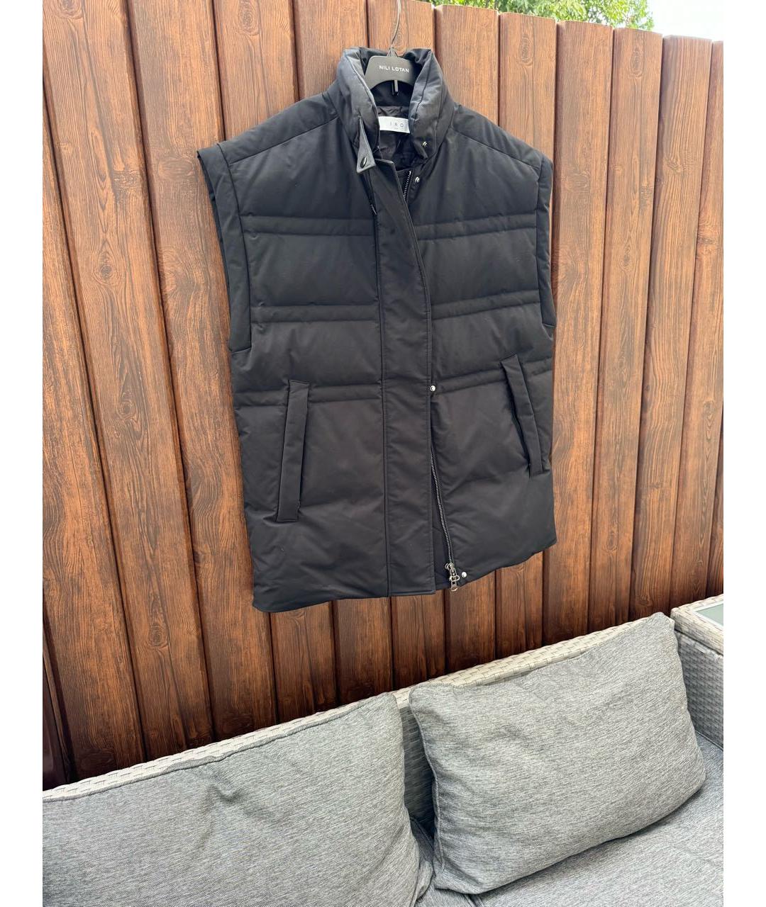 IRO Черный жилет, фото 8