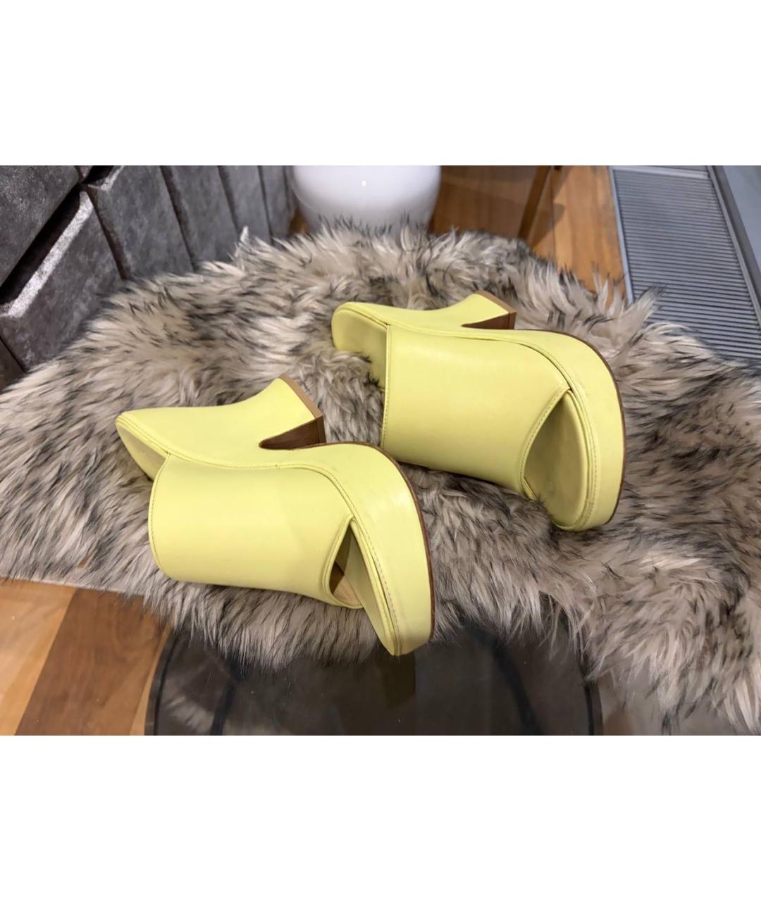 BOTTEGA VENETA Зеленые мюли, фото 6