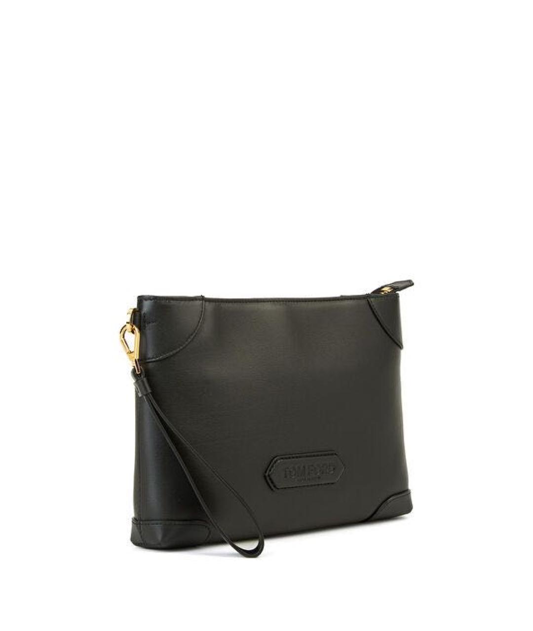 TOM FORD Черная кожаная папка для документов, фото 3