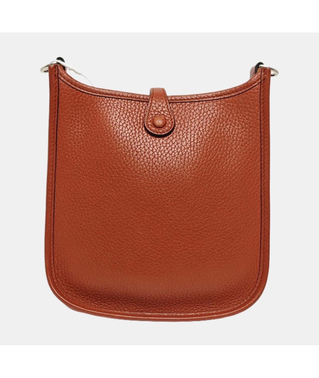 HERMES Коричневая кожаная сумка через плечо, фото 2