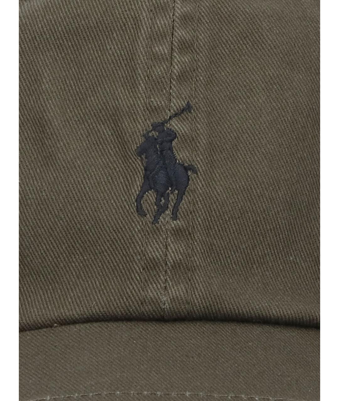 POLO RALPH LAUREN Зеленая хлопковая кепка/бейсболка, фото 3
