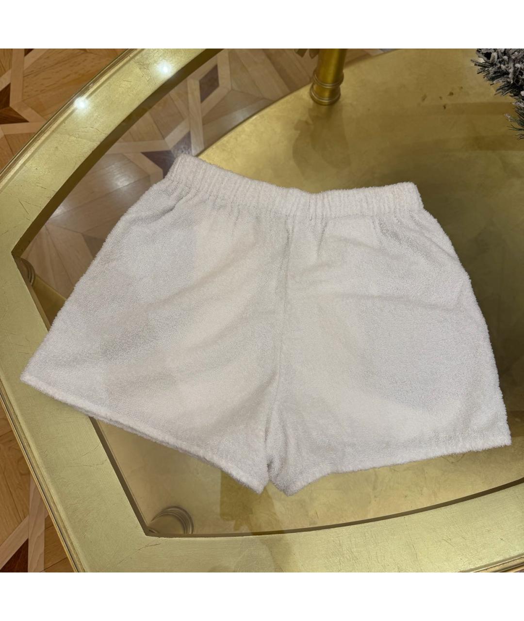 PRADA Белые полиамидовые шорты, фото 2