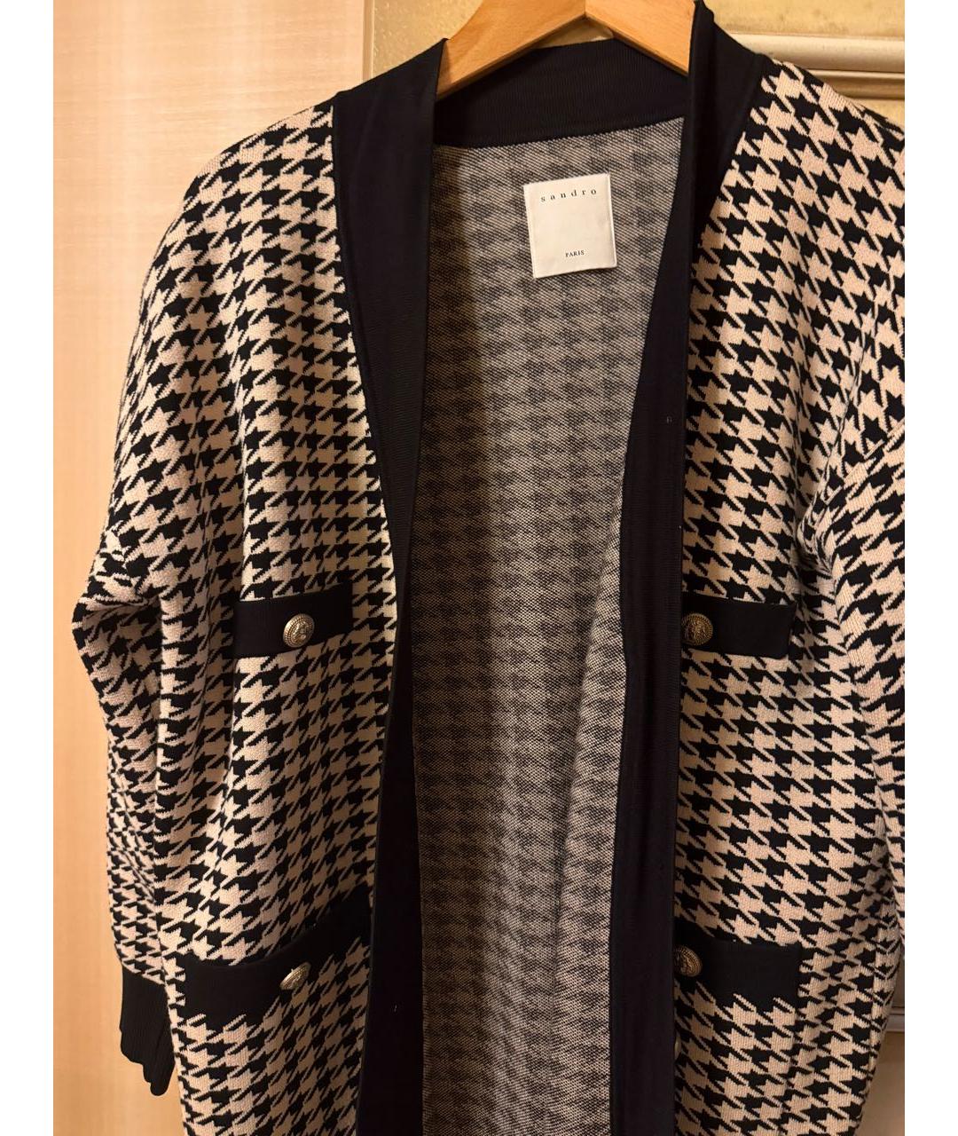 SANDRO Бежевый шерстяной кардиган, фото 3