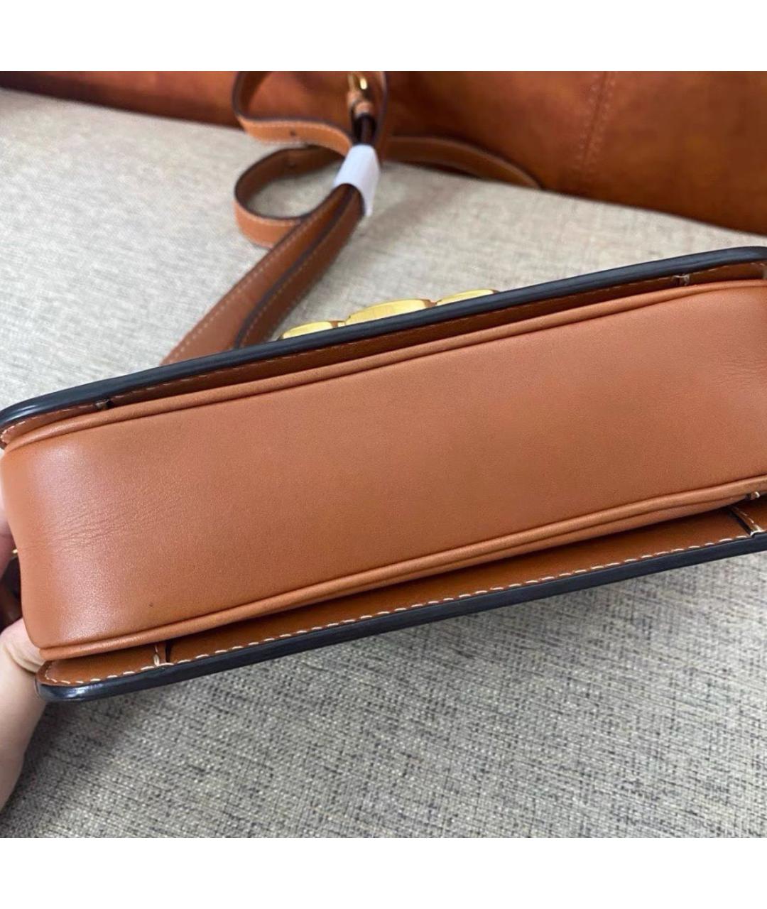 CELINE Коричневая сумка через плечо, фото 4