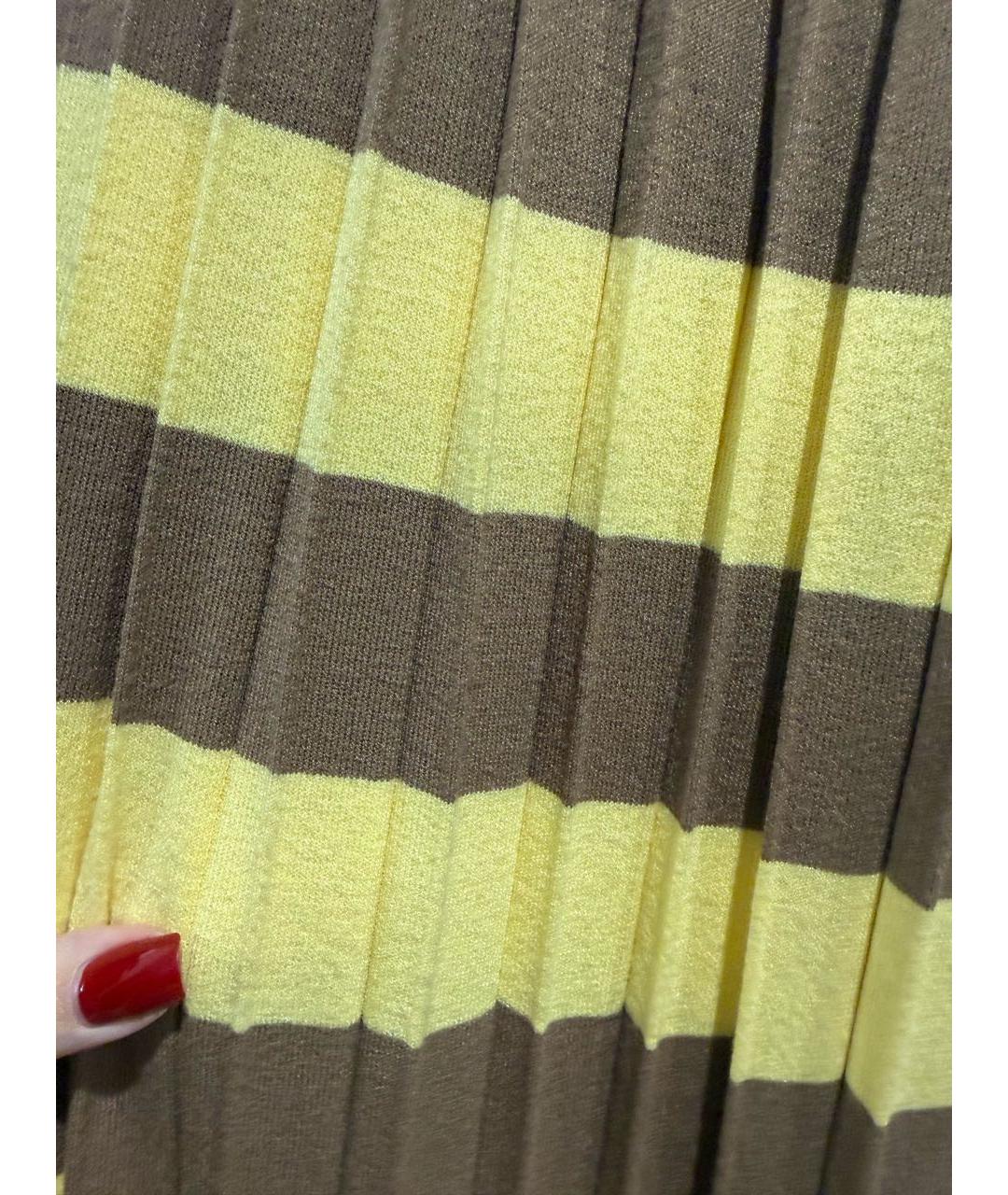 WEEKEND MAX MARA Мульти вискозная юбка миди, фото 3