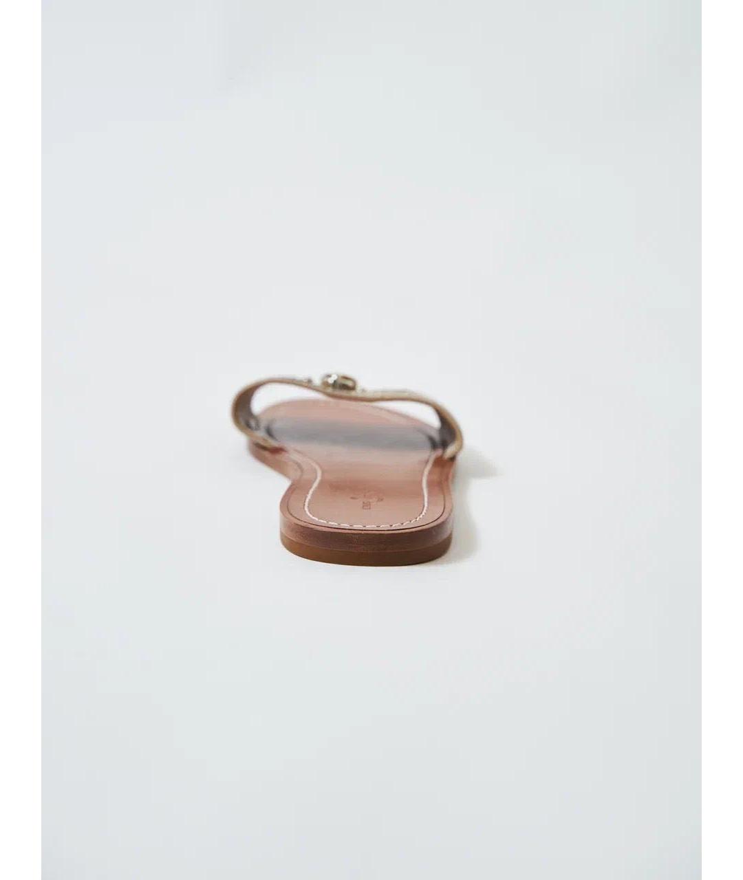 LOUIS VUITTON Шлепанцы из экзотической кожи, фото 4