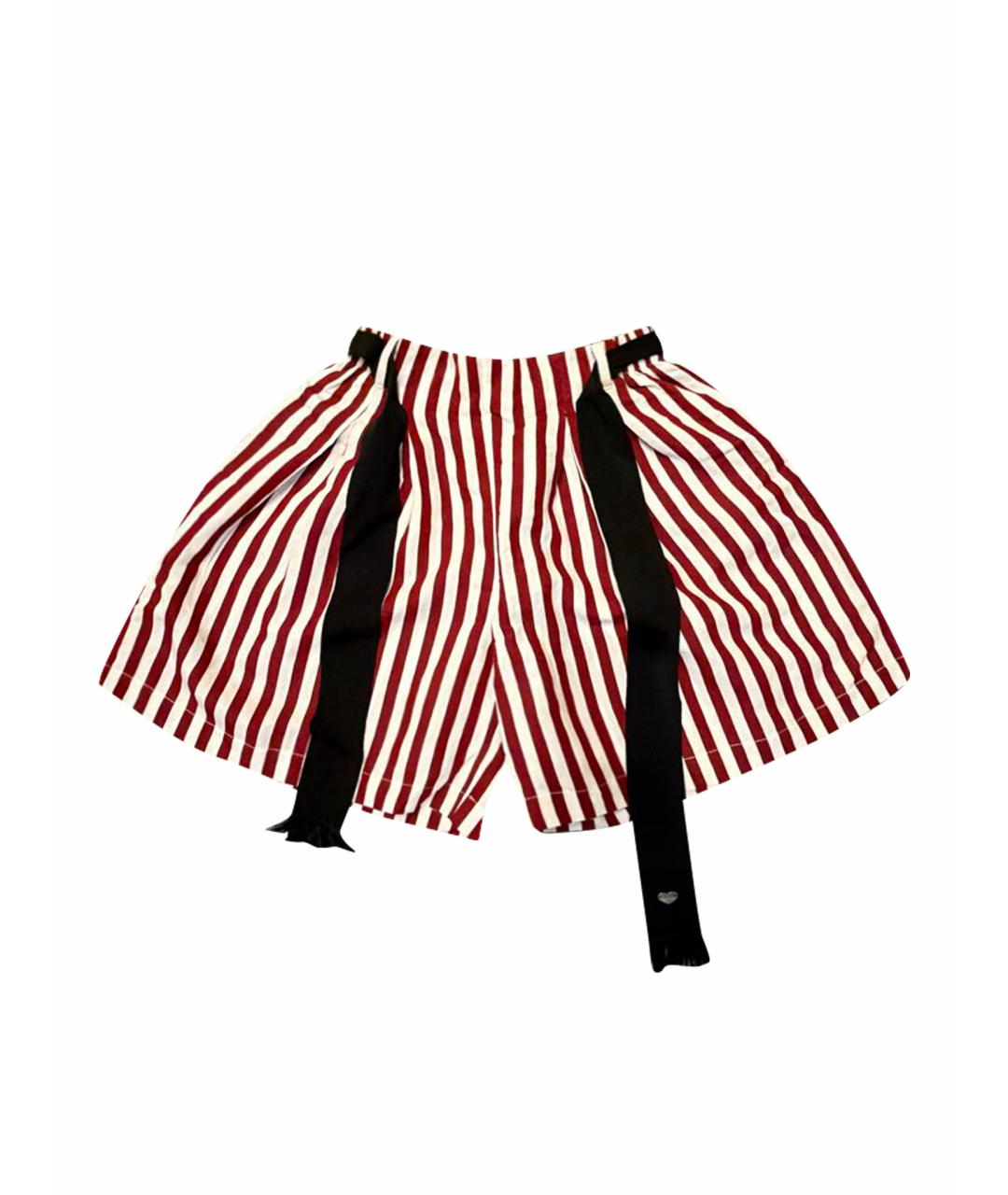 MONNALISA Бордовые вискозные брюки и шорты, фото 1