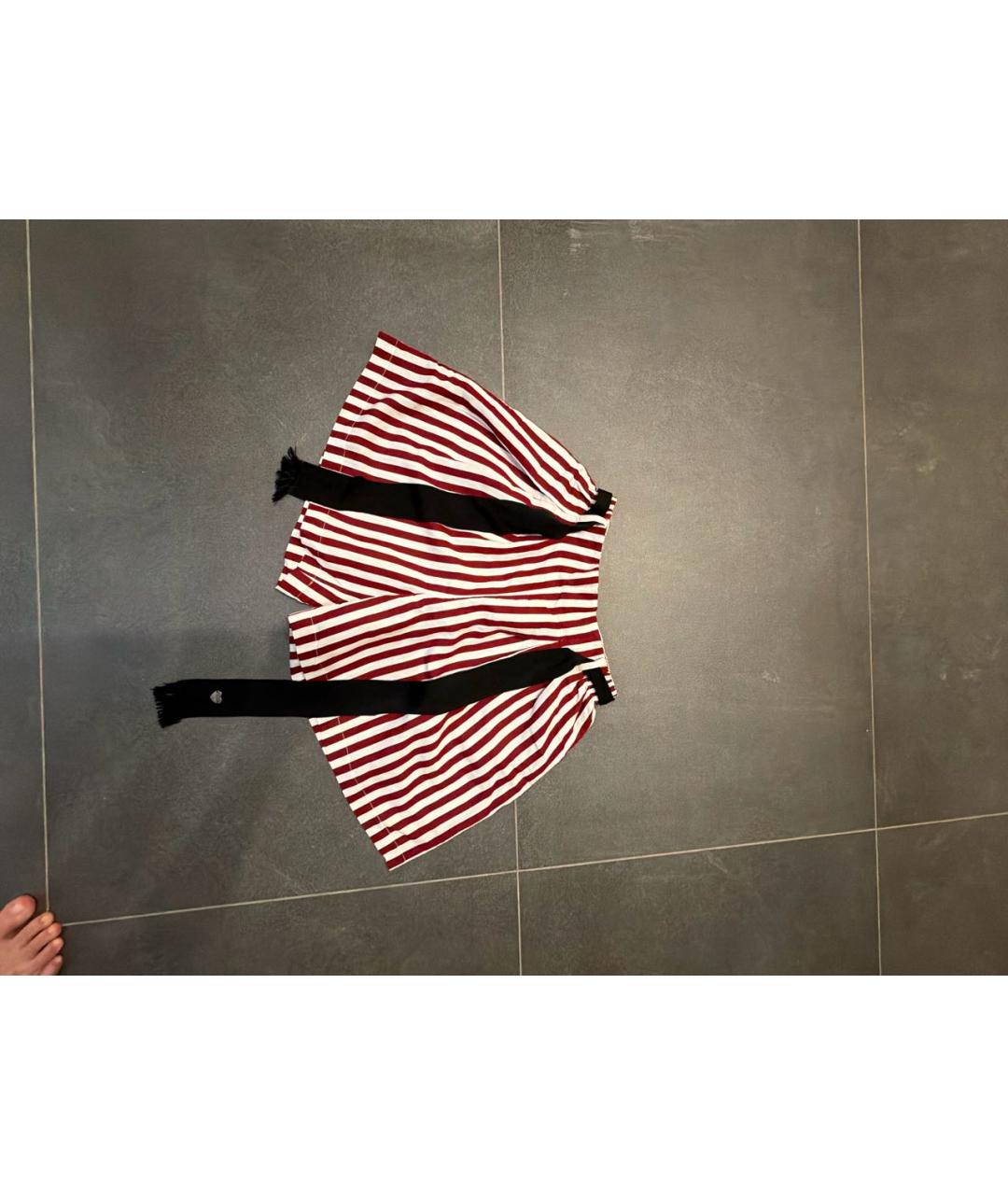 MONNALISA Бордовые вискозные брюки и шорты, фото 4