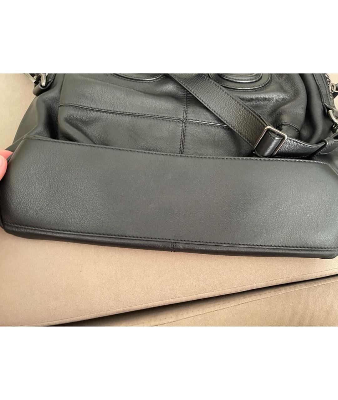 GIVENCHY Черная кожаная сумка с короткими ручками, фото 3