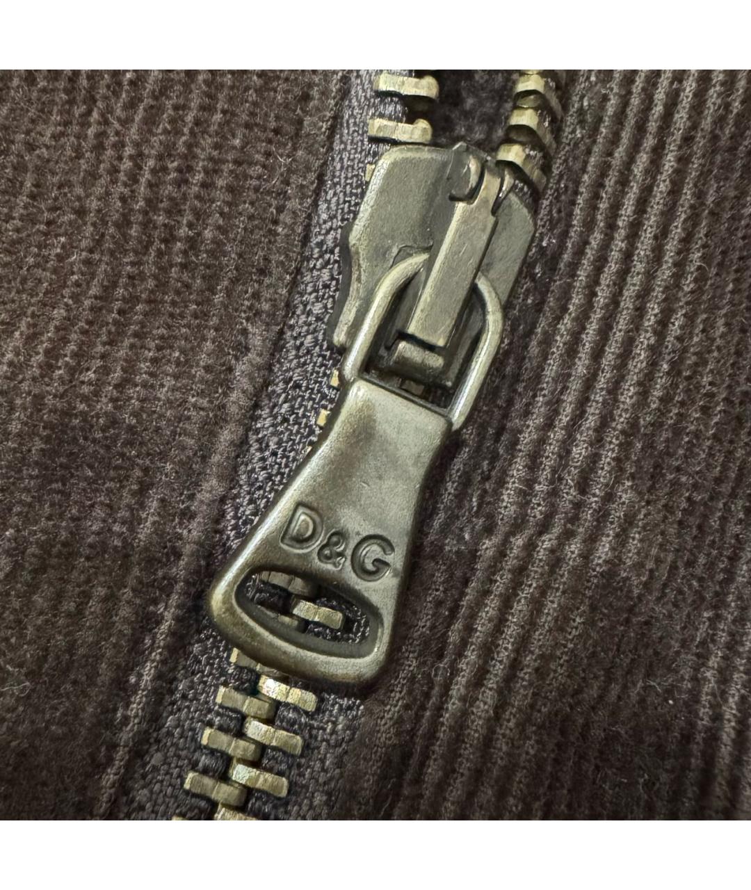 DOLCE&GABBANA Коричневая хлопковая куртка, фото 6