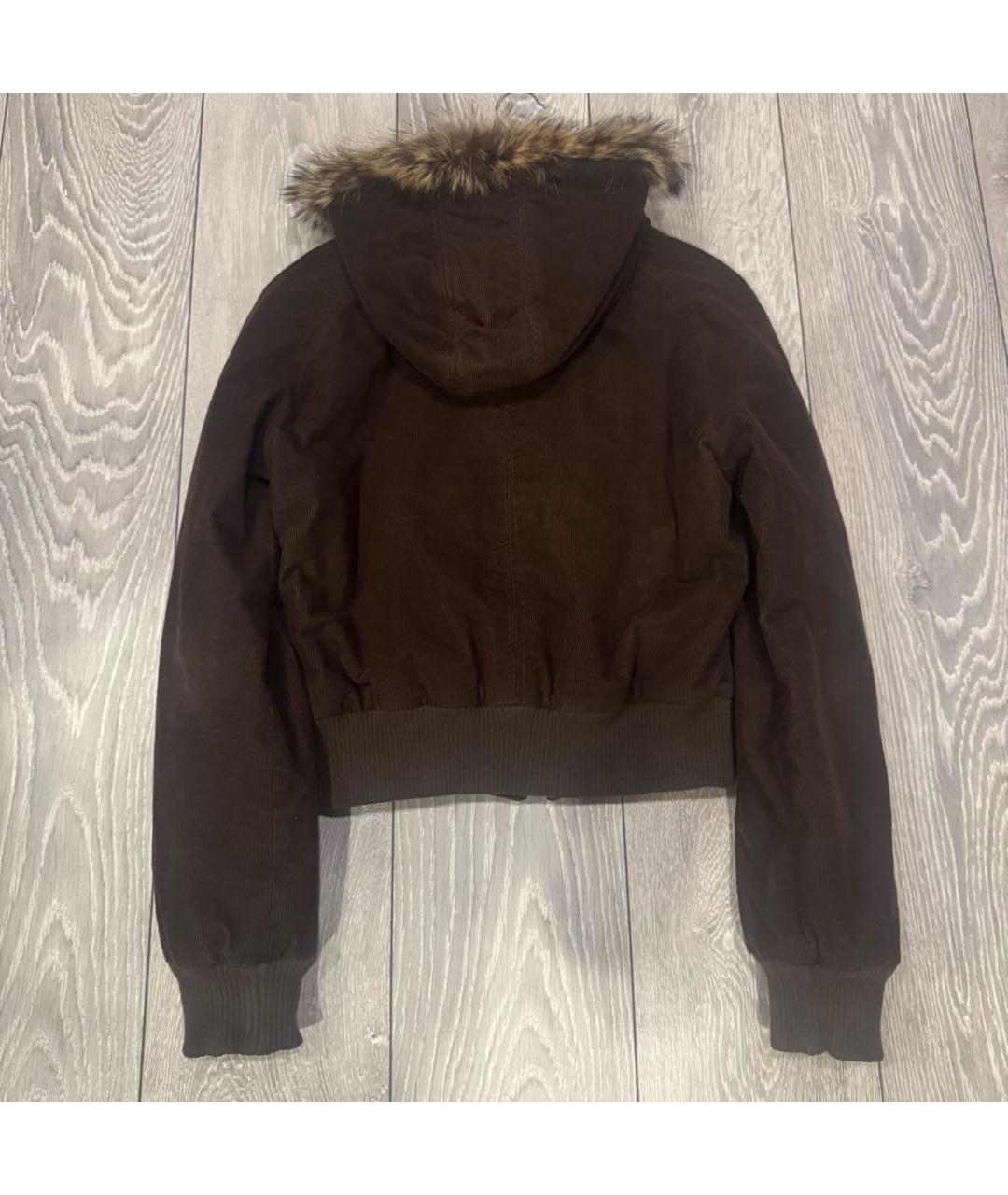 DOLCE&GABBANA Коричневая хлопковая куртка, фото 2