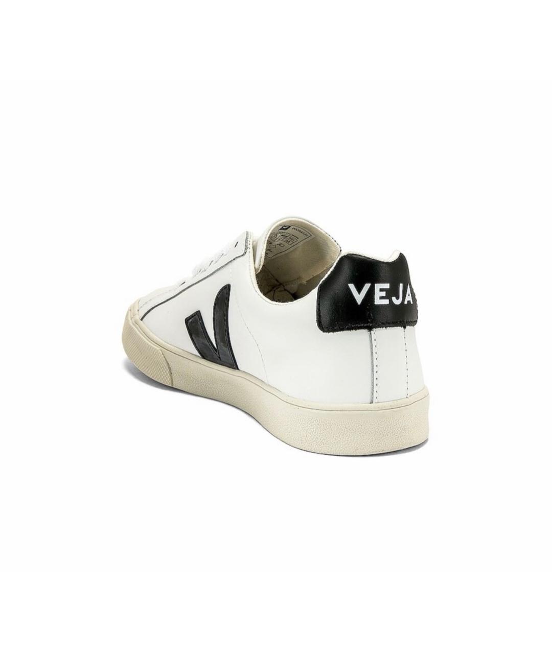 VEJA Белые кожаные низкие кроссовки / кеды, фото 6