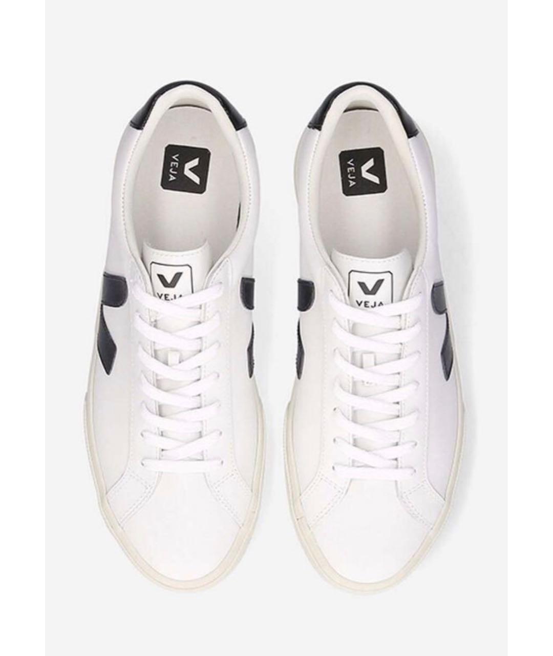 VEJA Белые кожаные низкие кроссовки / кеды, фото 2