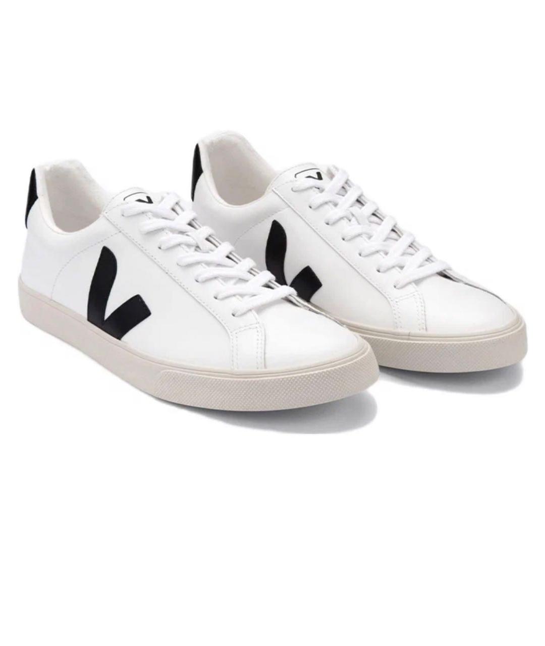 VEJA Белые кожаные низкие кроссовки / кеды, фото 7