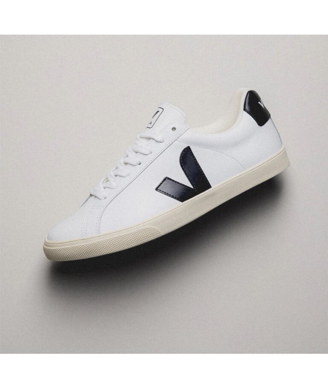 VEJA Белые кожаные низкие кроссовки / кеды, фото 3