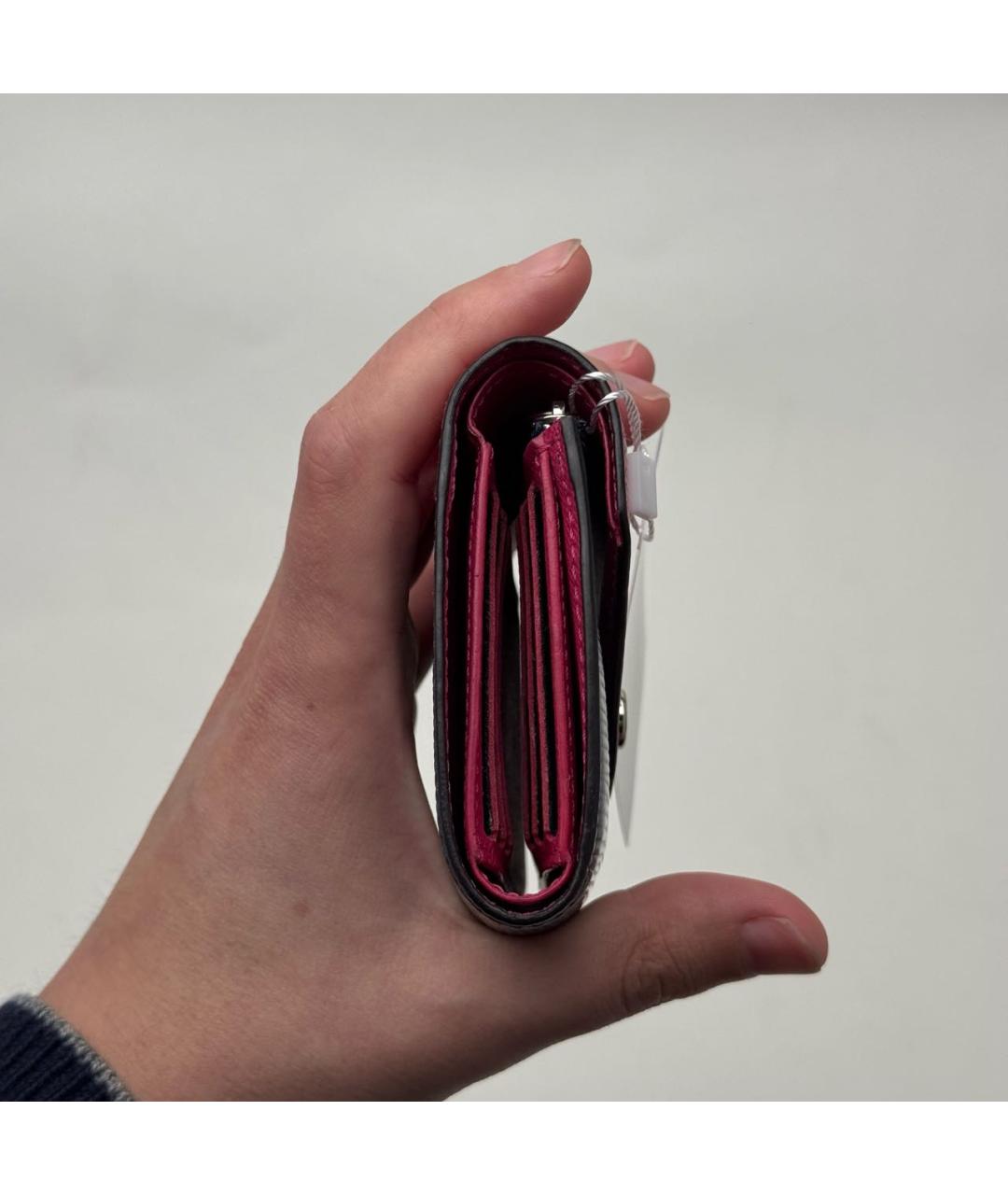 LOUIS VUITTON Темно-синий кожаный кошелек, фото 4