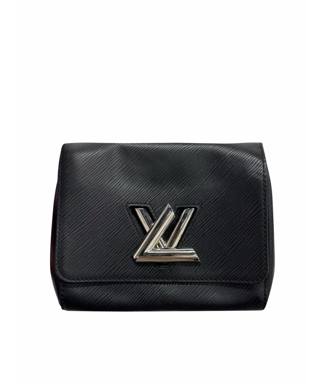 LOUIS VUITTON Черная кожаная сумка через плечо, фото 1