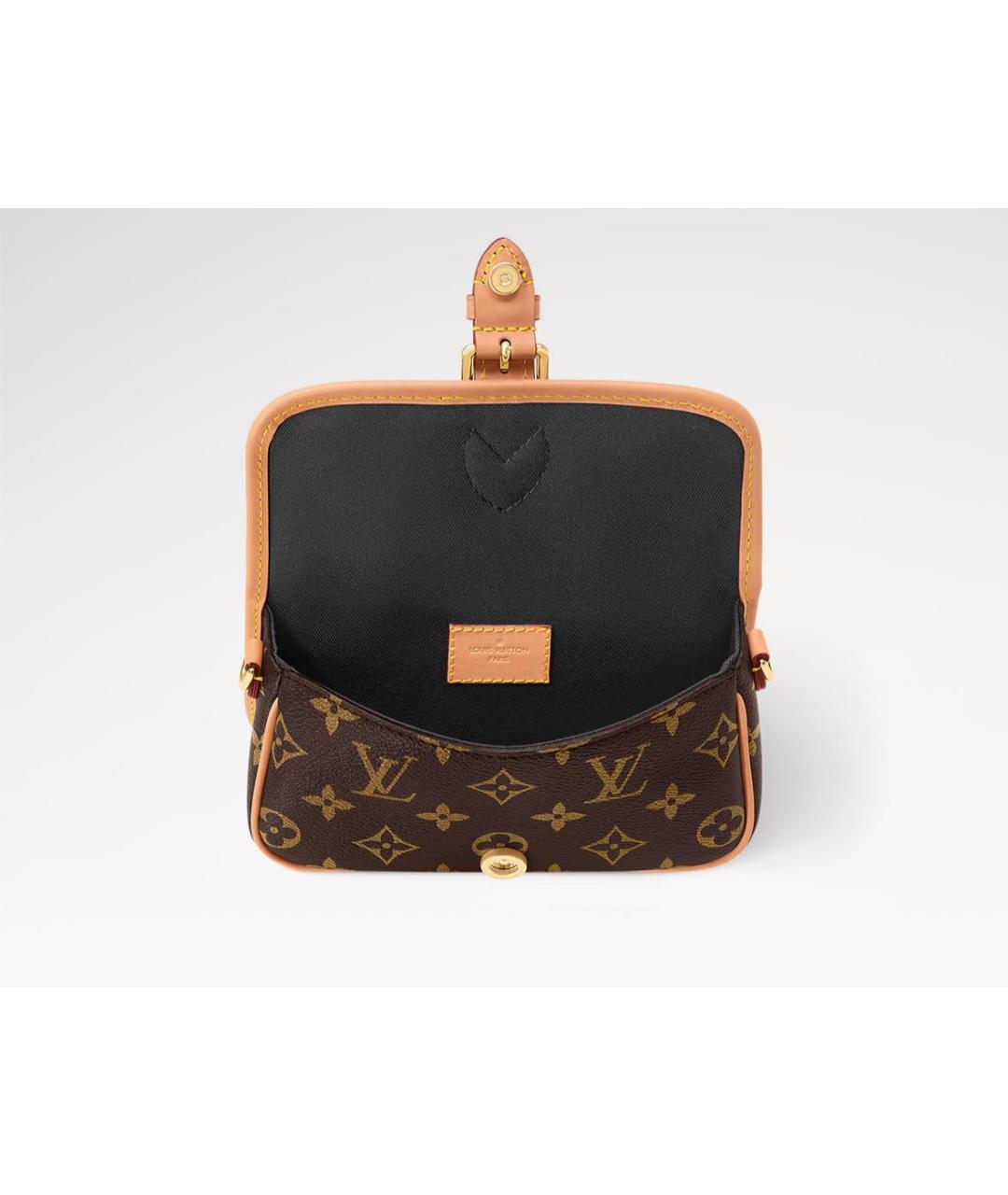 LOUIS VUITTON Коричневая сумка через плечо, фото 2